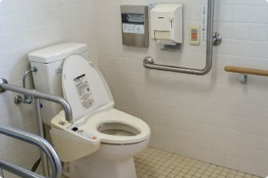障害者用トイレの写真